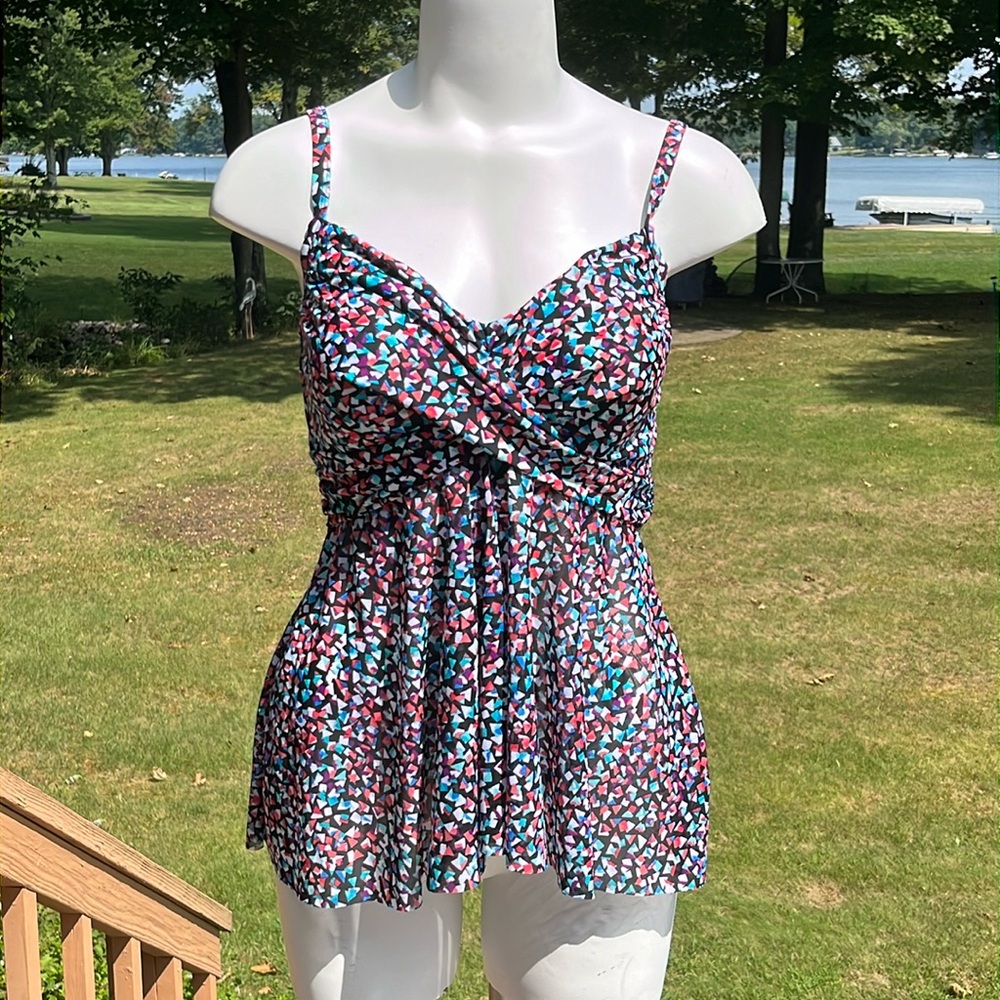 Studio by Christina unworn babydoll bathing suit top L